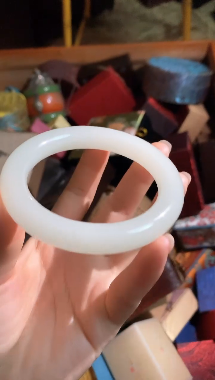 和田玉手镯未镶嵌永玉阁精品专属摆件