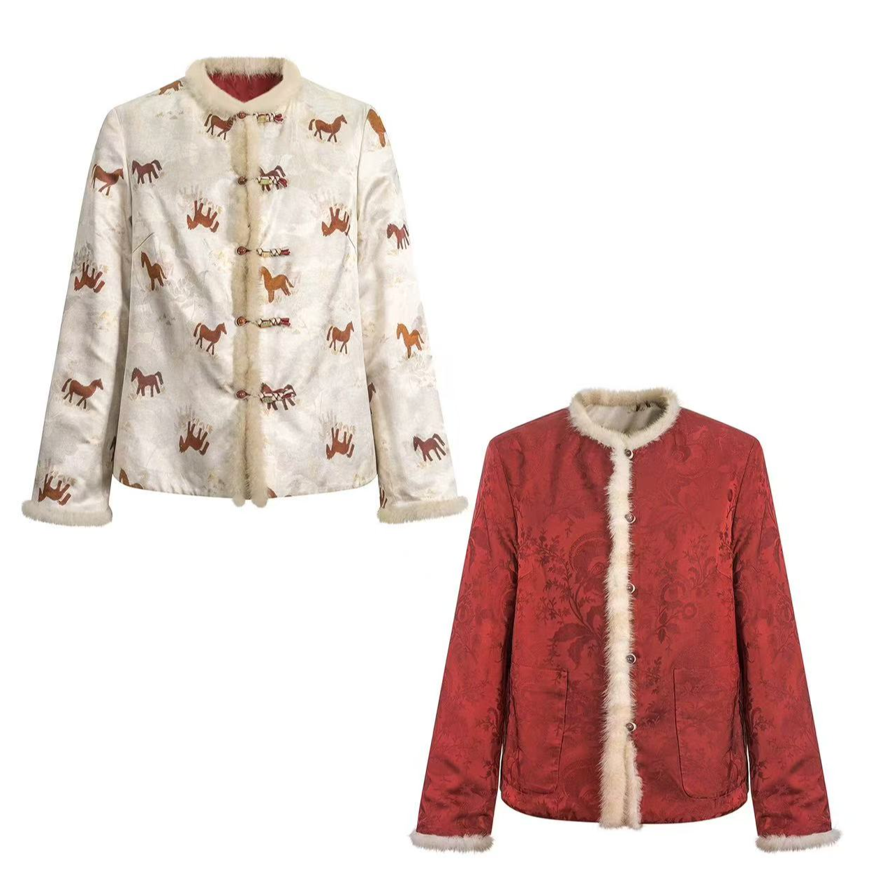 品优-【马上有钱】冬款新中式新款高端气质外套2025C5032-沐沐