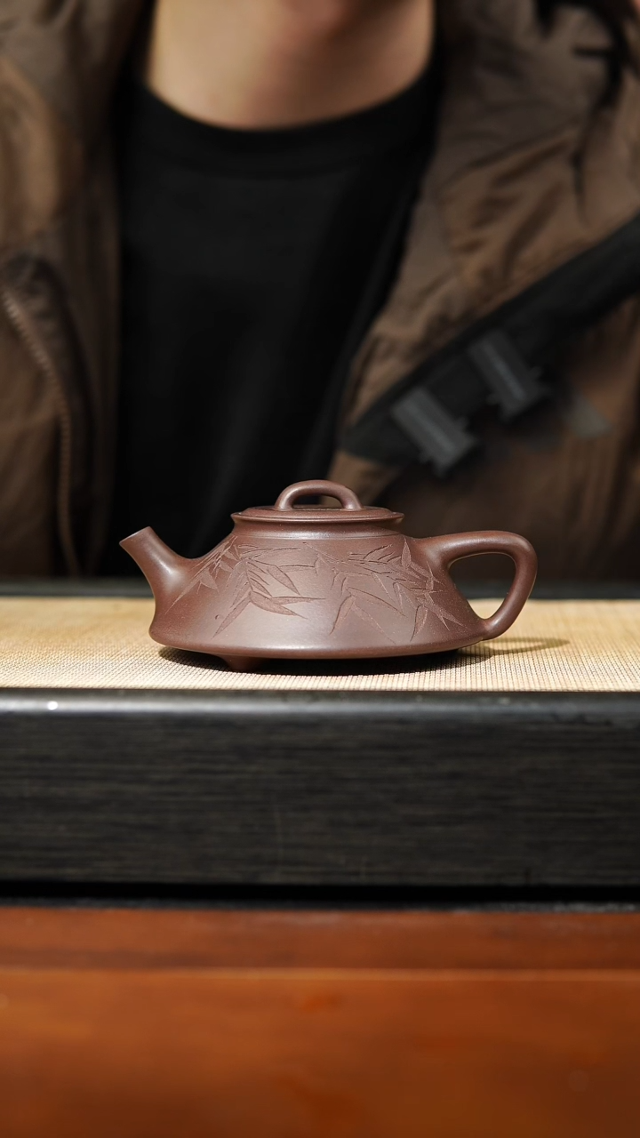 【闪购商品】紫砂茶壶老紫泥，150cc子冶
