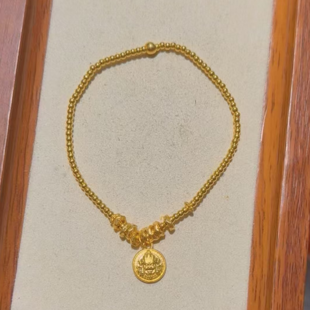 足金999 黄财神盘缠金珠 （106件）七夕情人节     精品