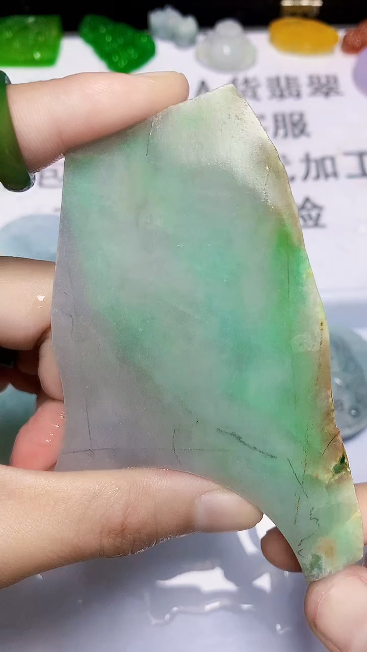 翡翠散珠缅甸天然翡翠A货713