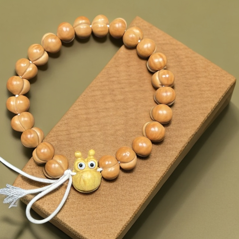 精工高抛爱心屁桃猴头手串男女款文玩手捻13+