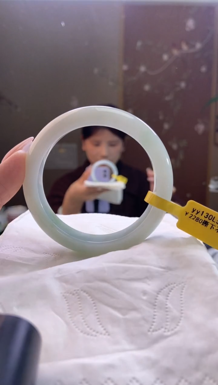 未镶嵌手镯翡翠圈口x55-56