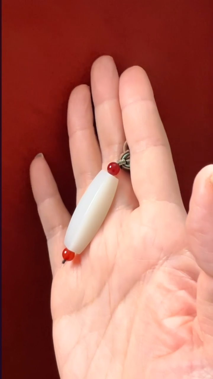 未镶嵌和田玉挂件俄山料玉勒子