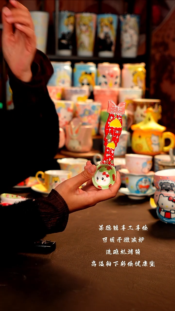 景德镇手工手绘杯杯