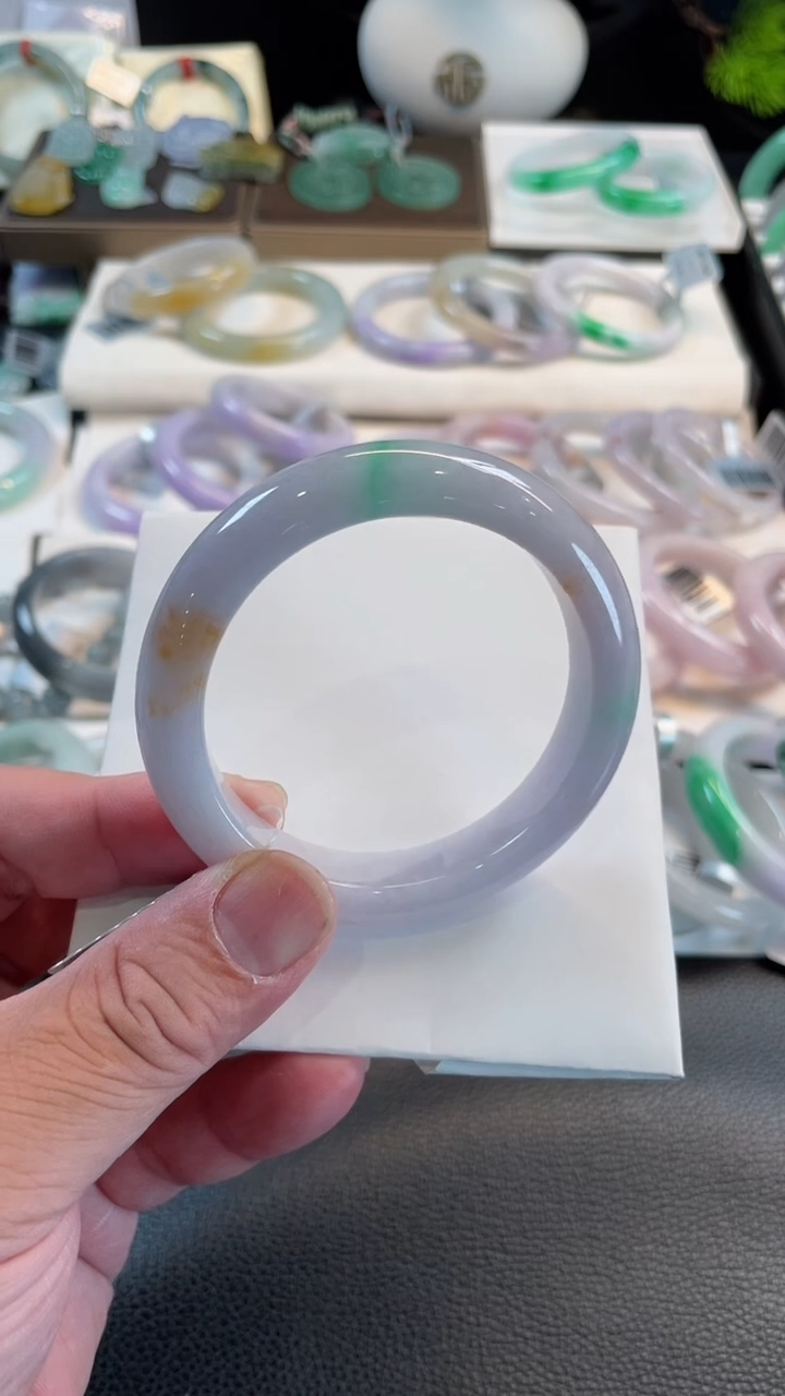 未镶嵌手镯翡翠57号 55.8正圈