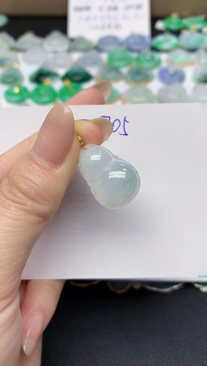 颈饰未镶嵌翡翠天然缅甸A货翡翠百元以上9元证书费自理