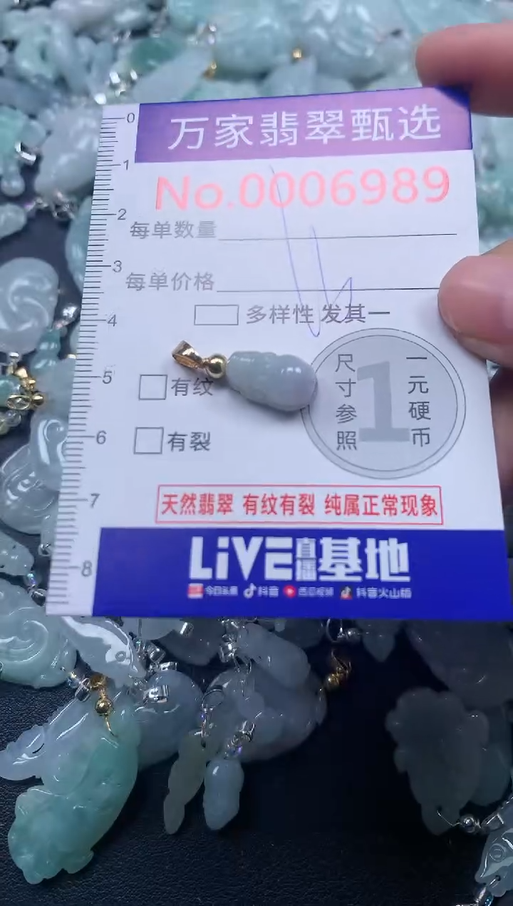 颈饰未镶嵌翡翠6989