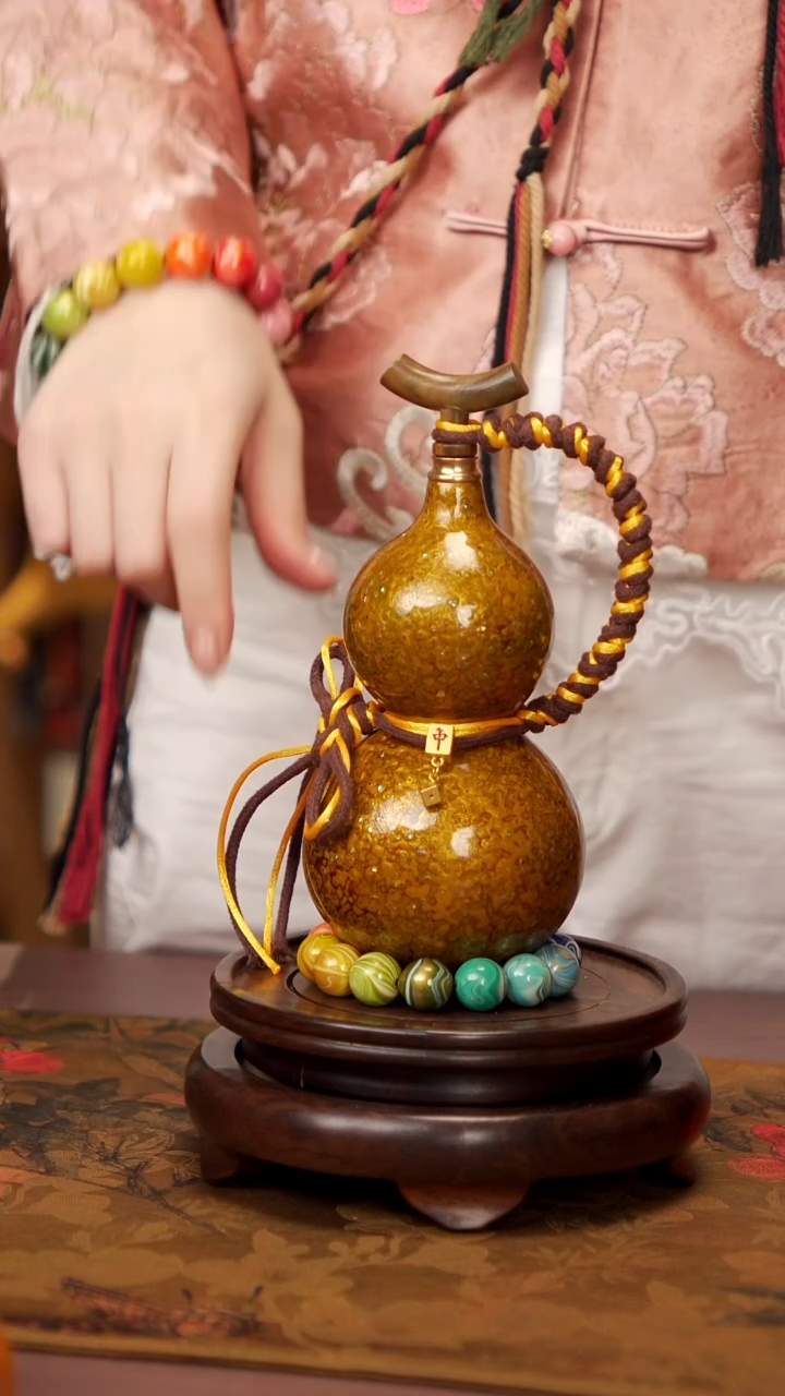 134易林高端工艺大漆酒葫芦--368