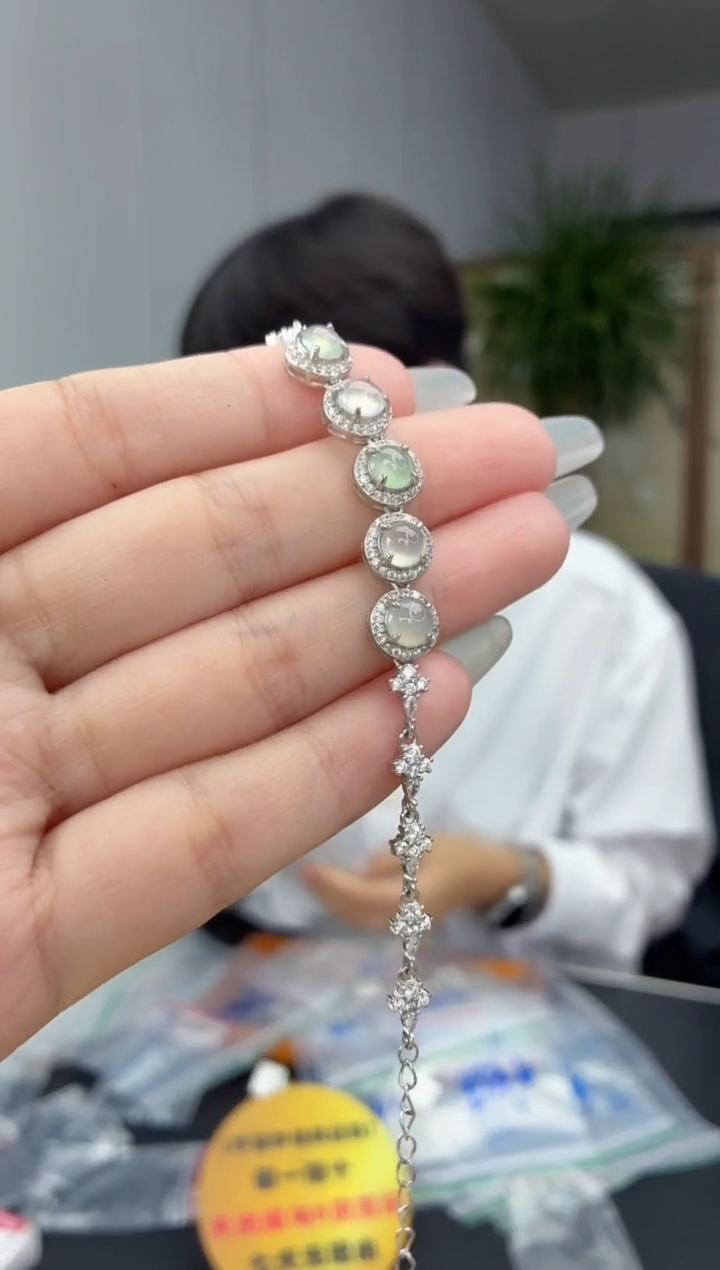 颈饰银S925镶嵌翡翠11111111111111