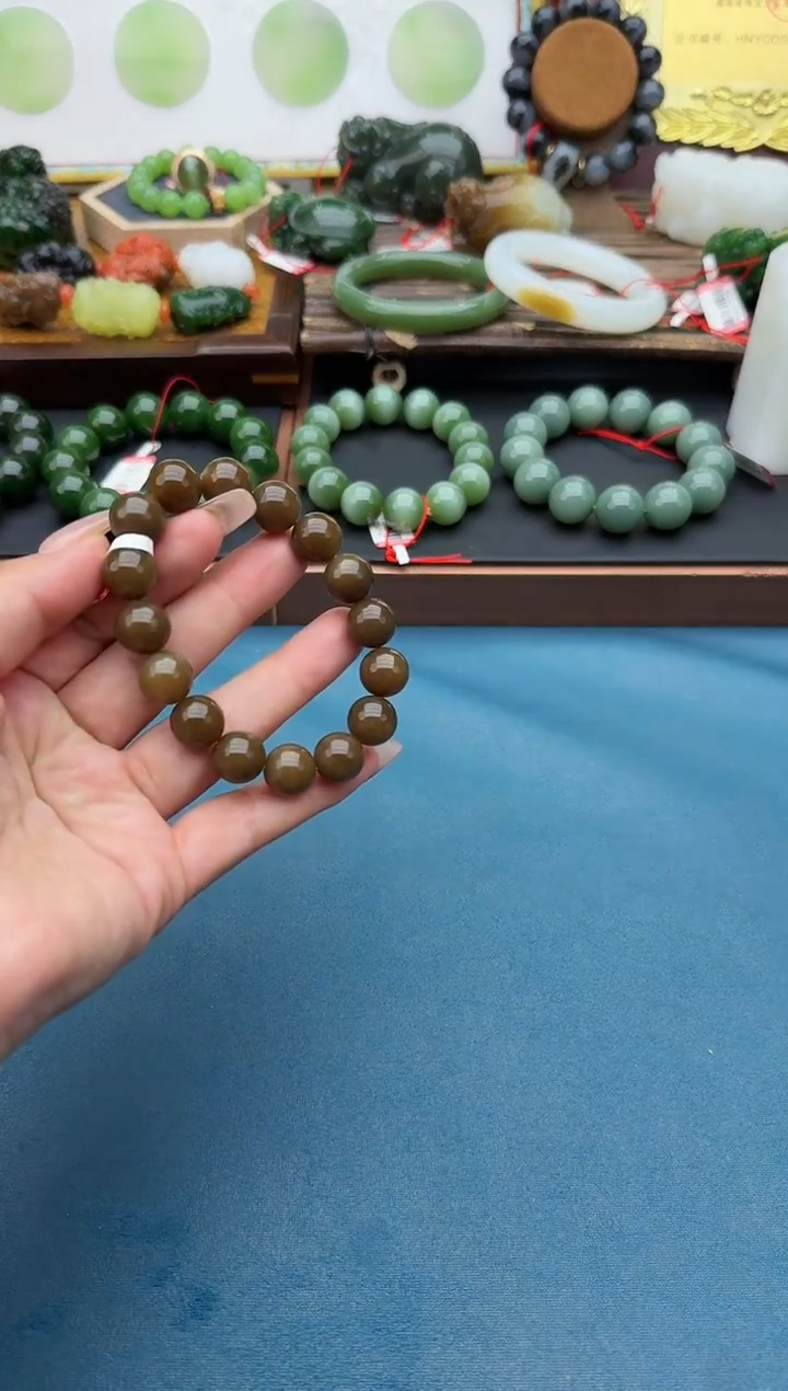 未镶嵌手串和田玉用****8qmt