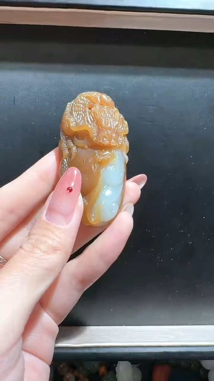 【闪购商品】和田玉挂件未镶嵌龙