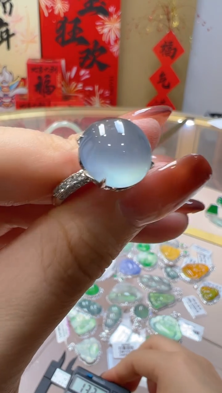 【闪购商品】翡翠戒指18K金镶嵌多样性团购发一件