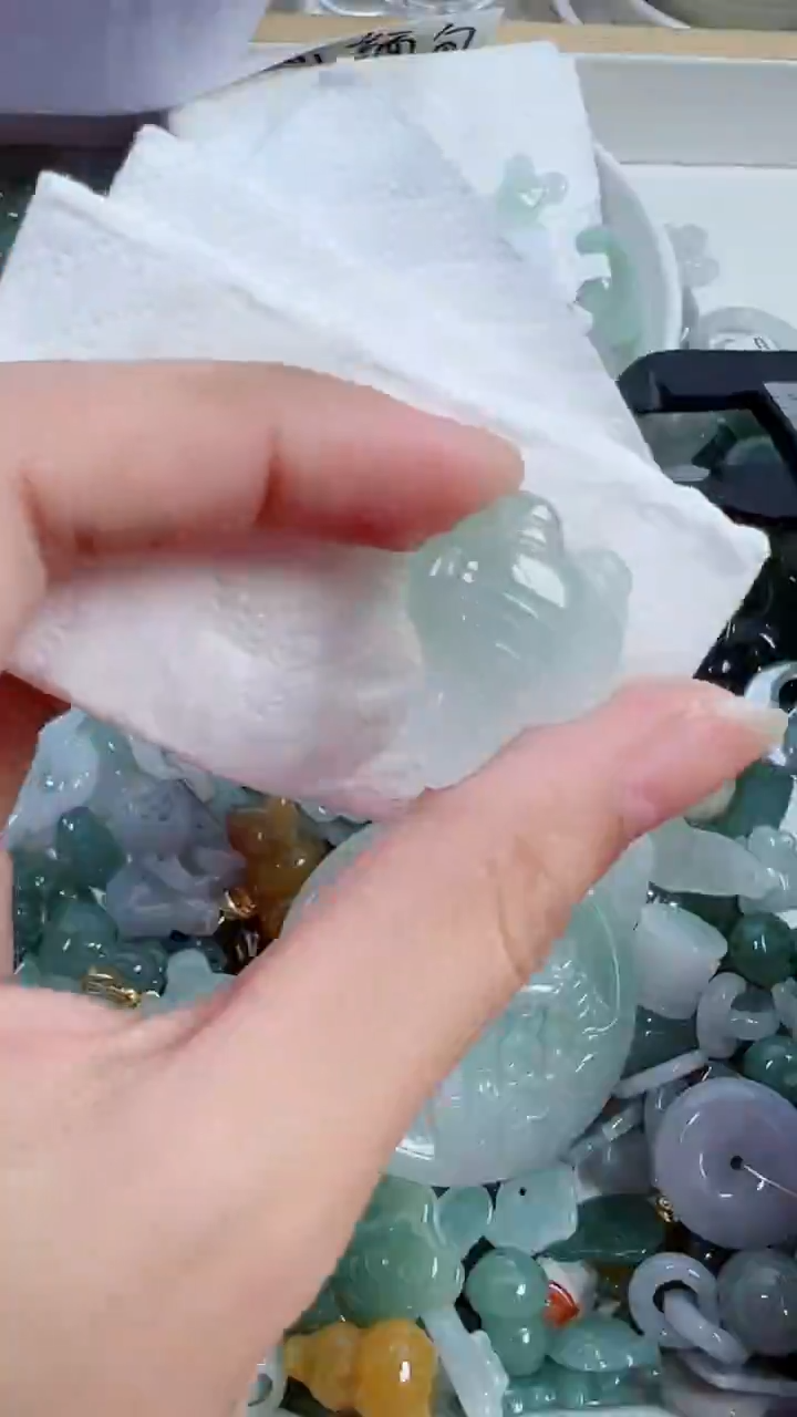 散珠翡翠267号链接，A货翡翠