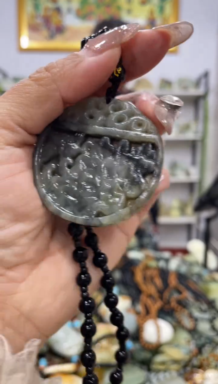 【闪购商品】岫玉吊坠未镶嵌