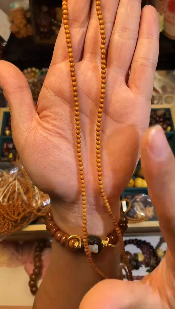 非洲檀香手串/手链橄榄核圆珠半成品