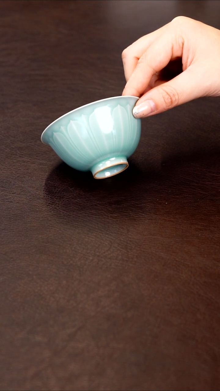 青瓷手工茶器包邮