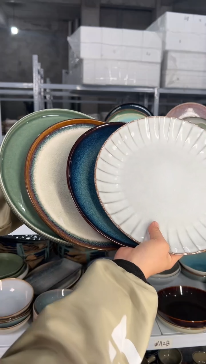 陶瓷外贸尾货瑕疵满20包邮X4 大盘组合