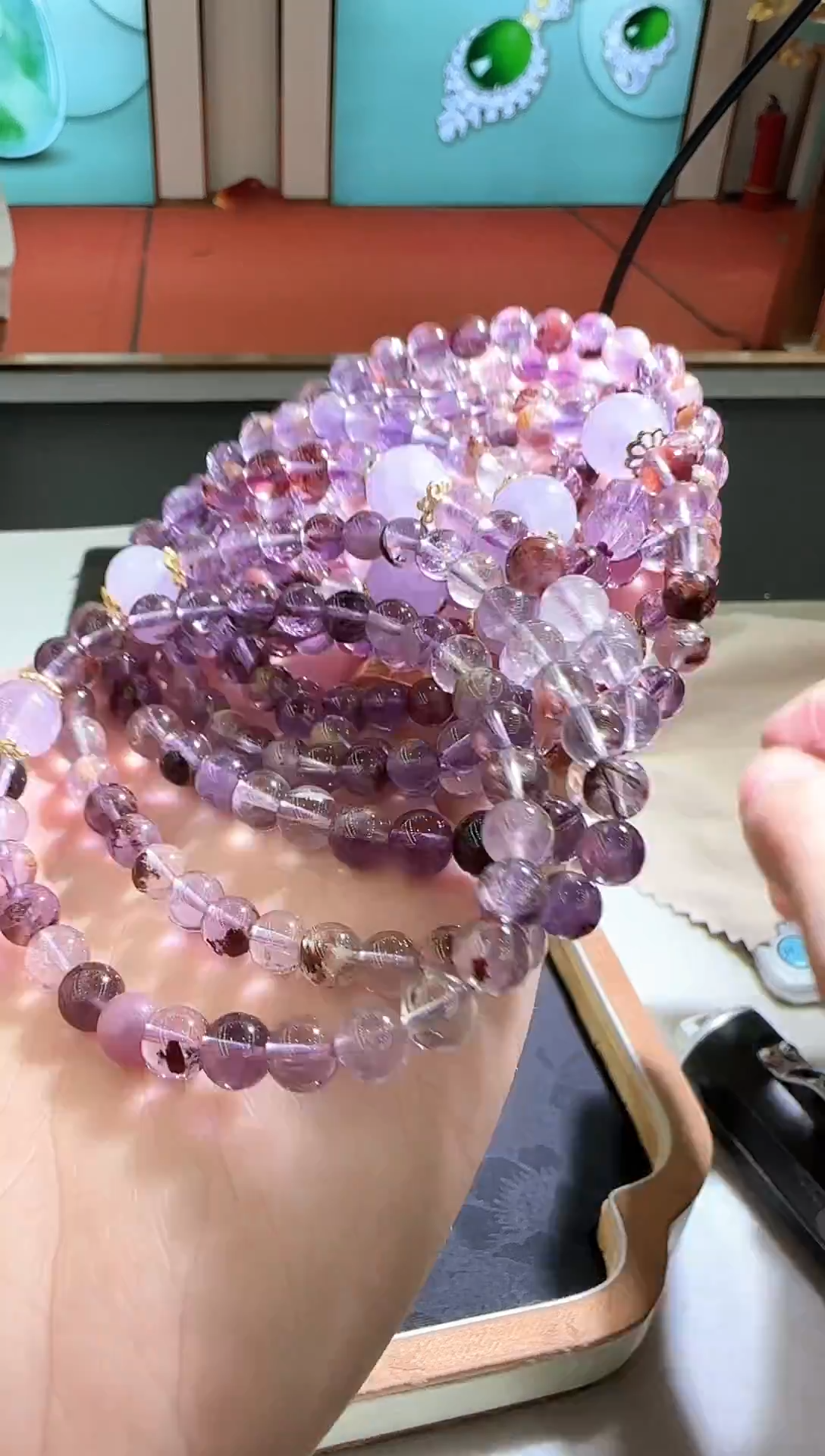 颈饰未镶嵌水晶【理想甄选】水晶DIY单圈手串GLL-多样性发其一