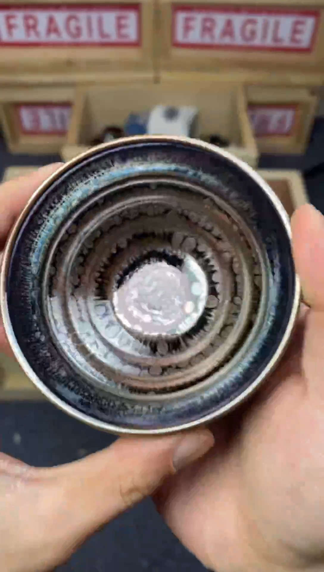 茶盏全手工原矿原釉建盏