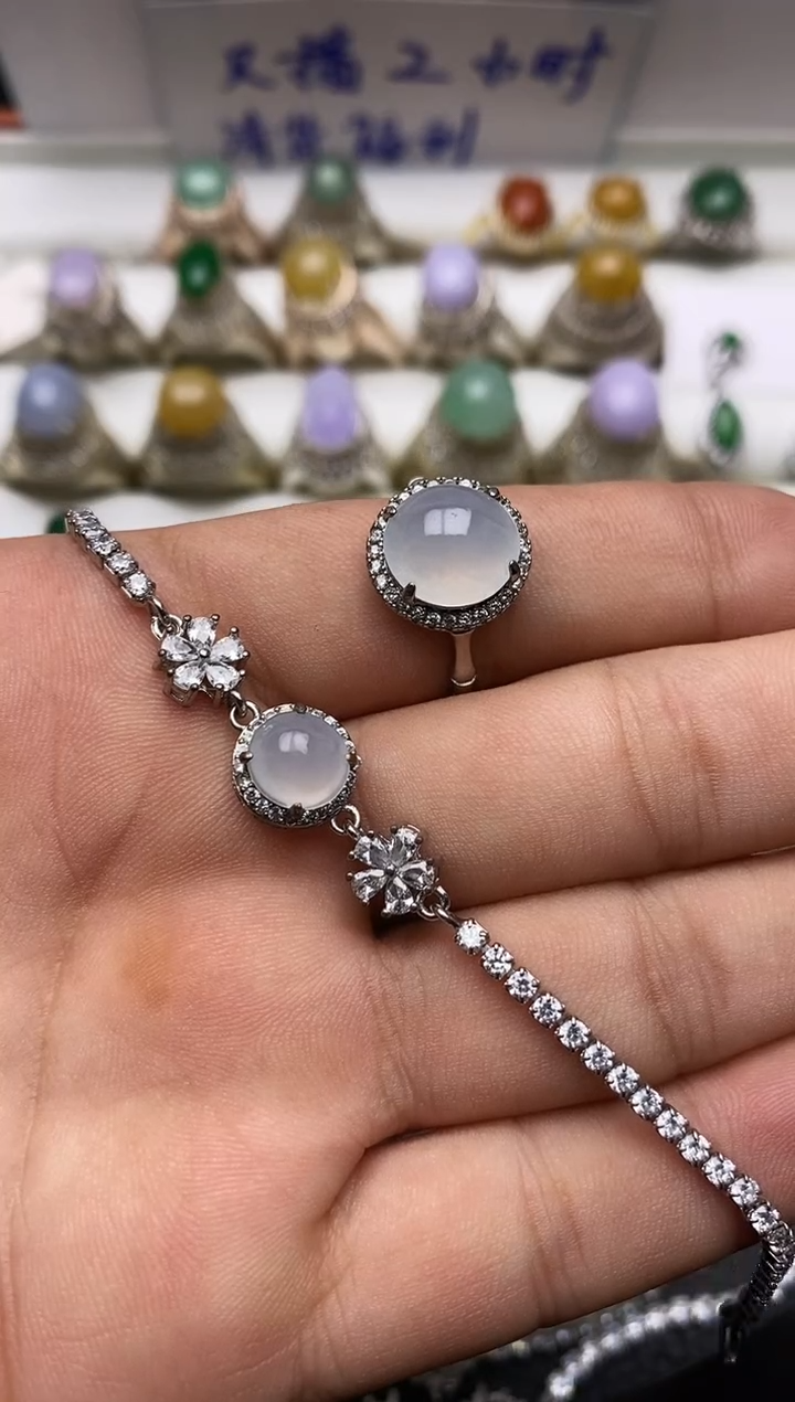 未镶嵌戒指翡翠福利两件套0003