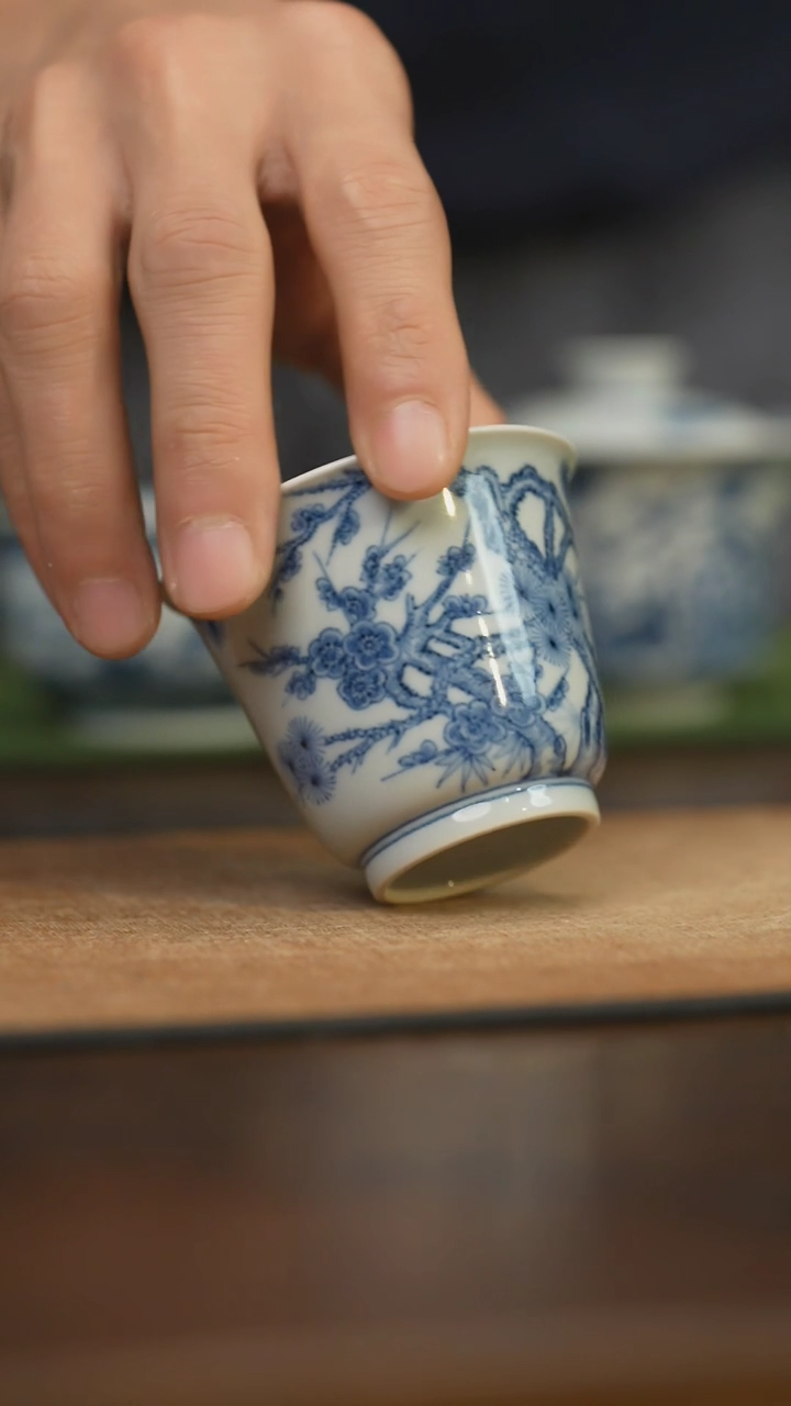 【闪购商品】杯柴窑青花破价福利