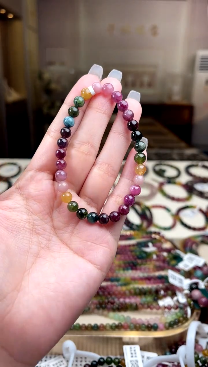 【闪购商品】碧玺/未镶嵌6mm+碧玺单圈多样性发货