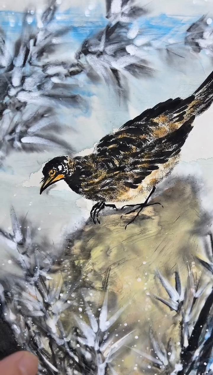 国画刘立荣亲笔绘画手绘作品D37