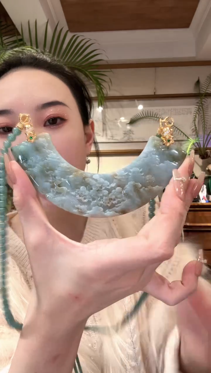 【闪购商品】翡翠颈饰未镶嵌国风