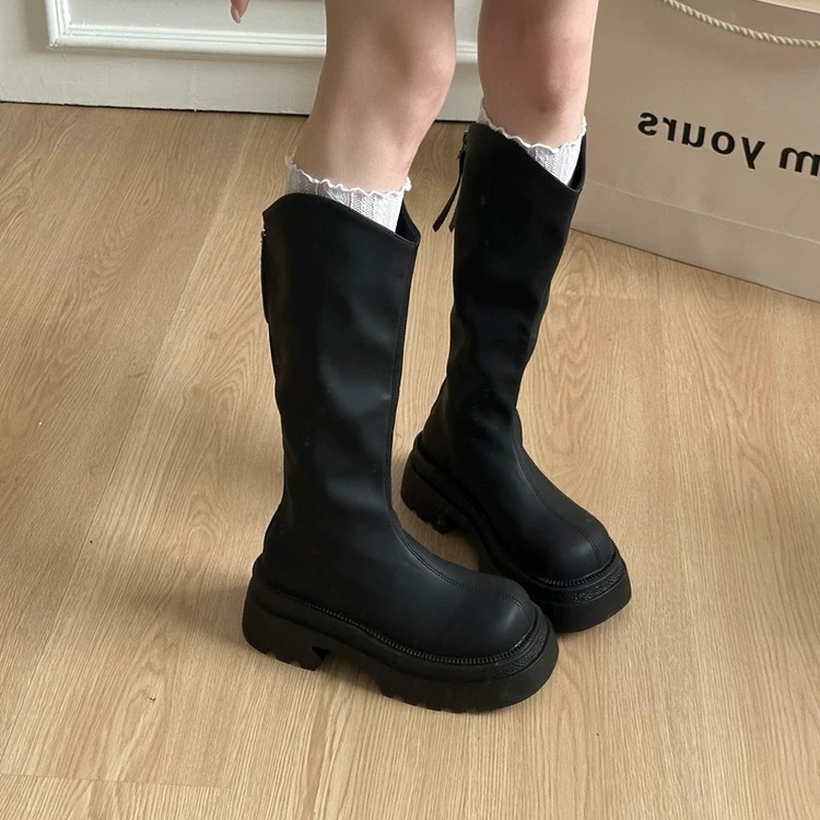 【新201-400】高货捡漏 女鞋中筒长筒女外穿高级时尚百搭靴子