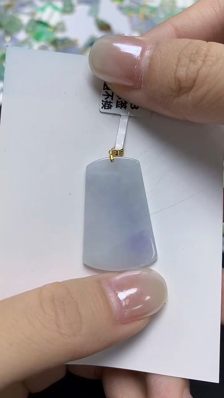 翡翠未镶嵌颈饰天然缅甸翡翠A货