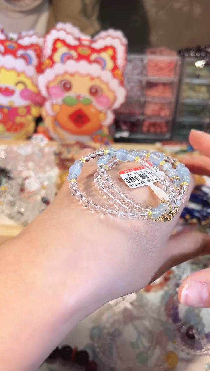 【闪购商品】水晶手链未镶嵌F108多样性发货一件