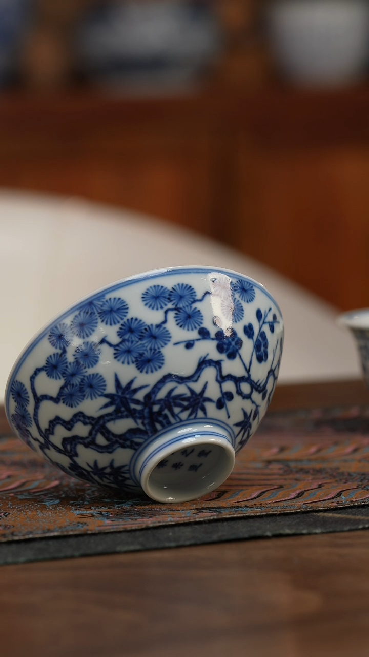 【闪购商品】宣之堂松竹梅斗笠杯