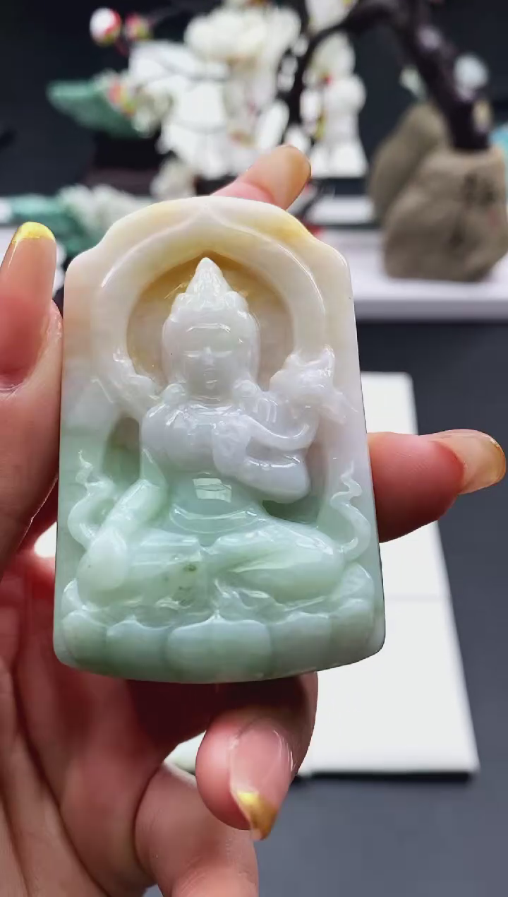 【闪购商品】翡翠颈饰未镶嵌天然缅甸A货翡翠