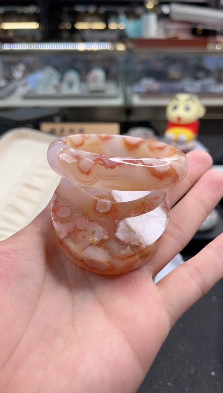 未镶嵌手镯石英质玉57圈口 （赠品镯心）3751591