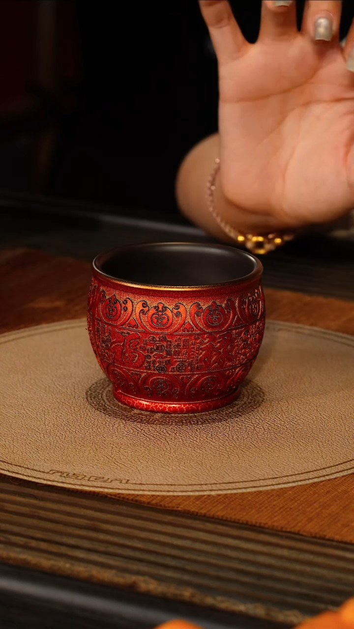 茶壶紫砂宜兴紫砂团团紫砂精选主人杯 