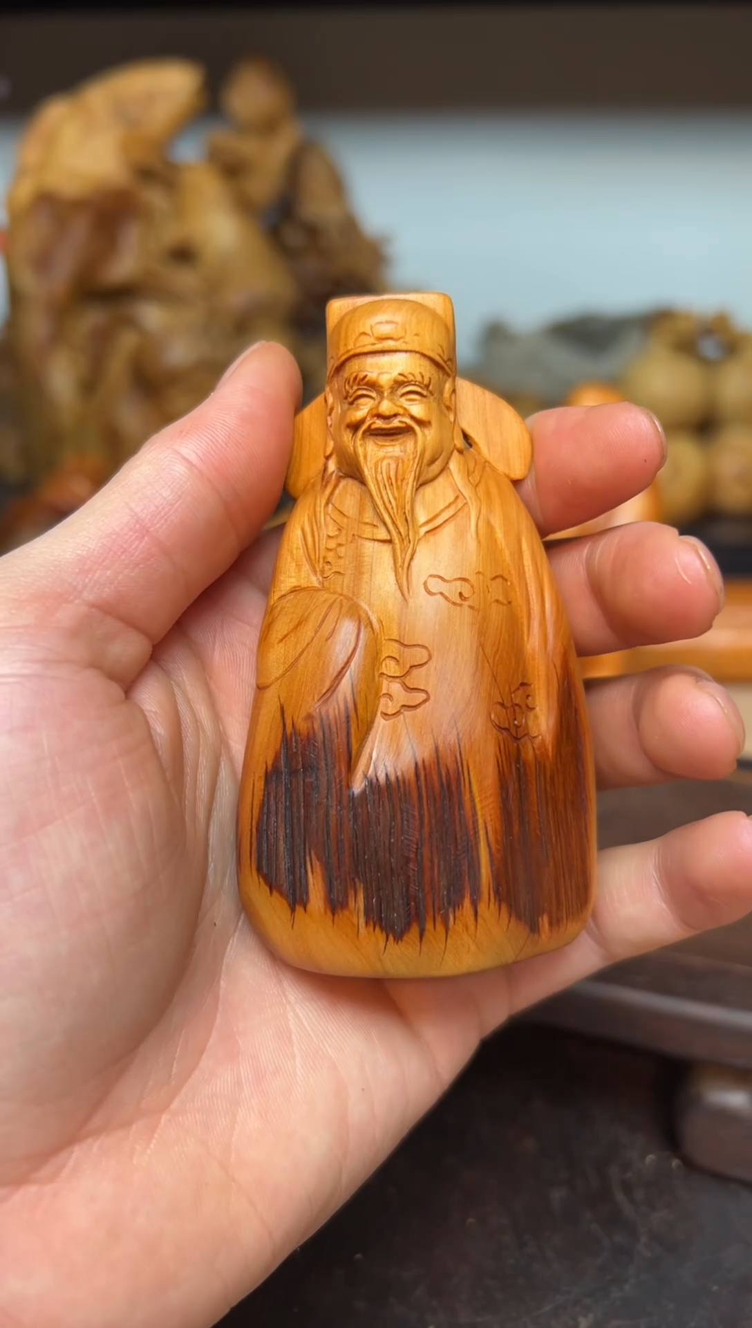 柏木（崖柏）崖柏雕刻件