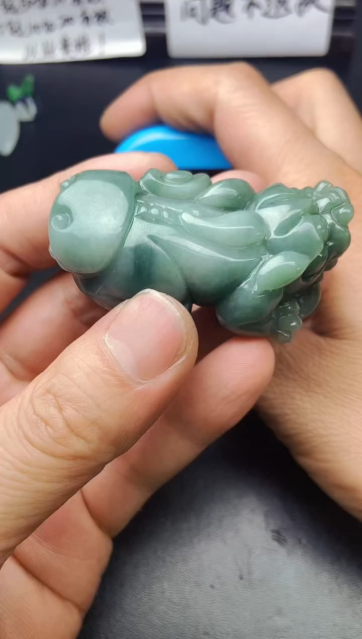 颈饰未镶嵌翡翠@**冰貔貅