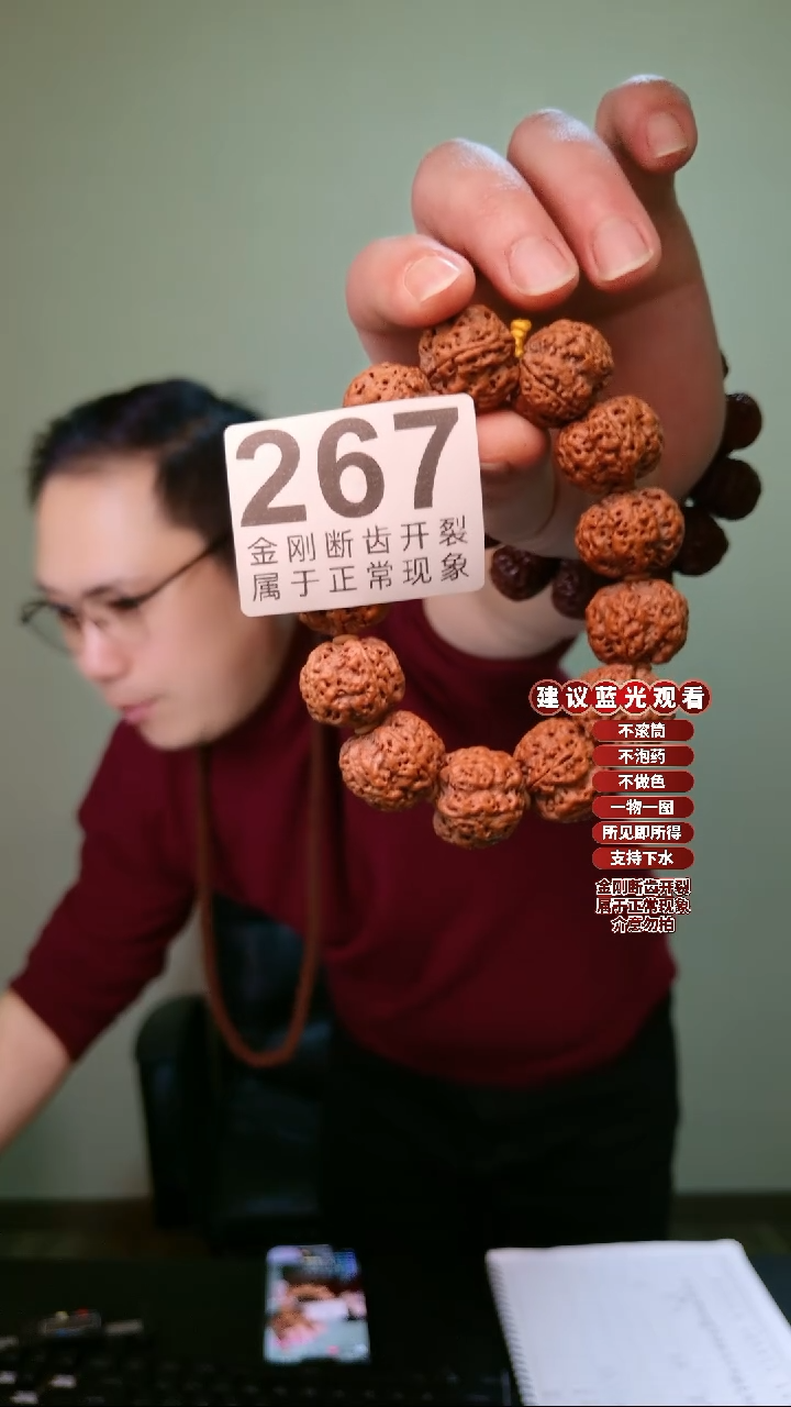 【闪购商品】金刚菩提手串冥河19-21