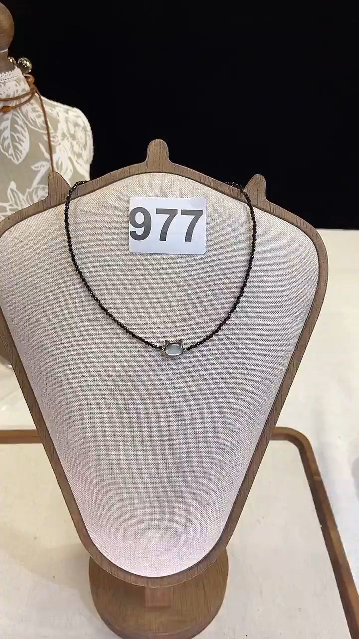 项链钛钢淡水珍珠977
