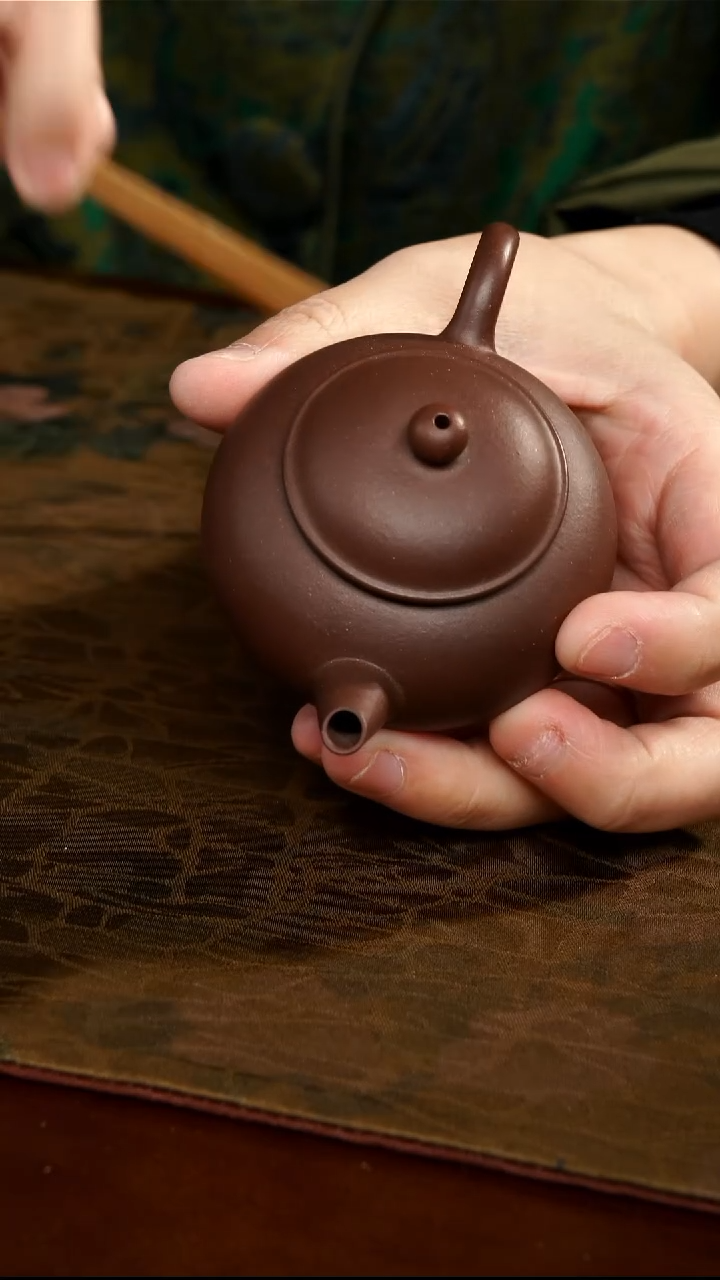 茶壶紫砂紫泥小水平壶