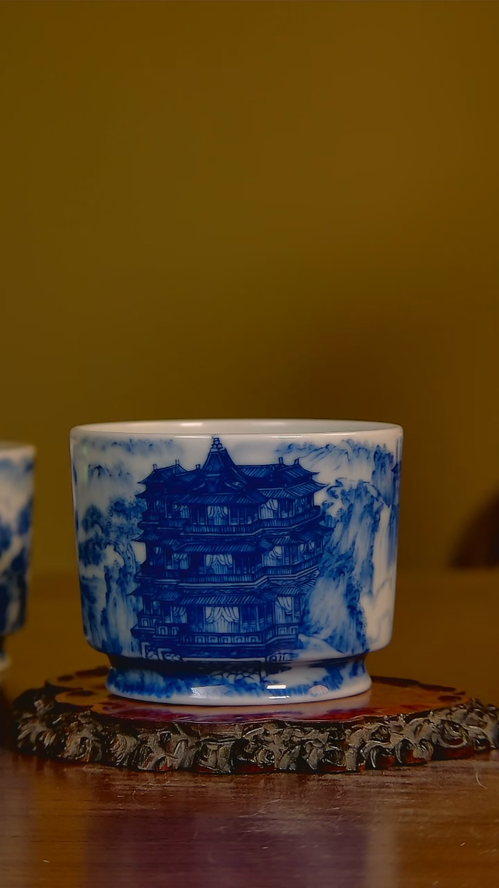 【闪购商品】杯手工手绘杯杯很美丽