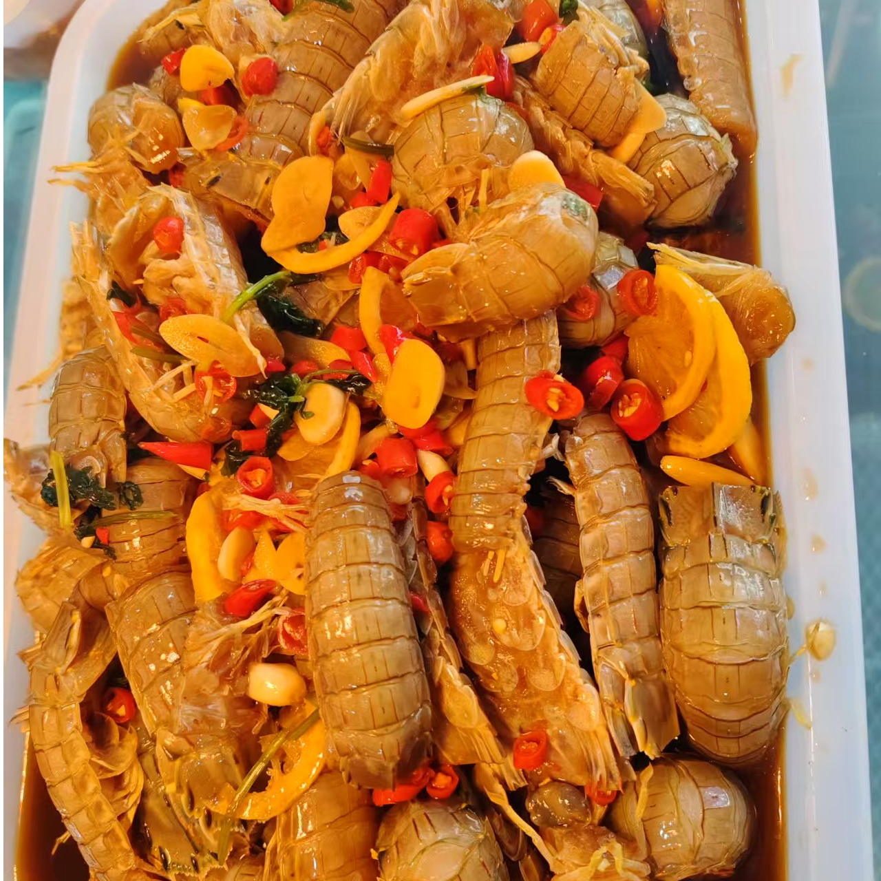 生淹皮皮虾(50元一盒400克）