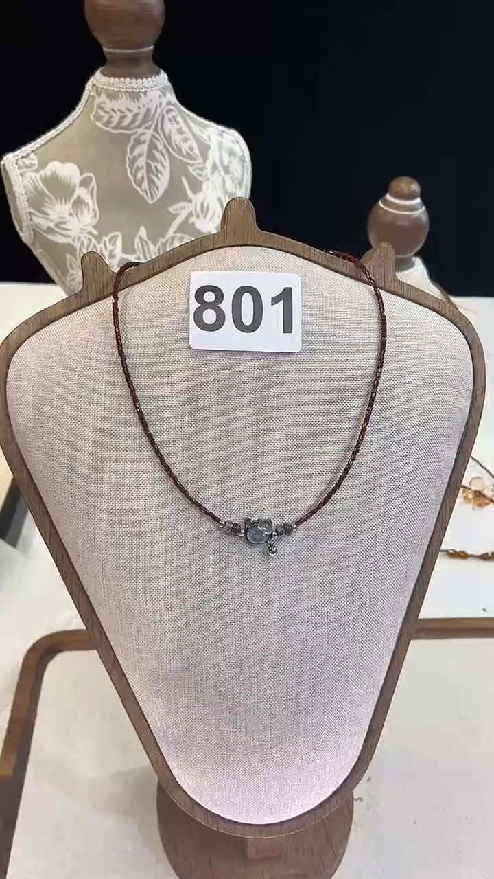 项链钛钢淡水珍珠801