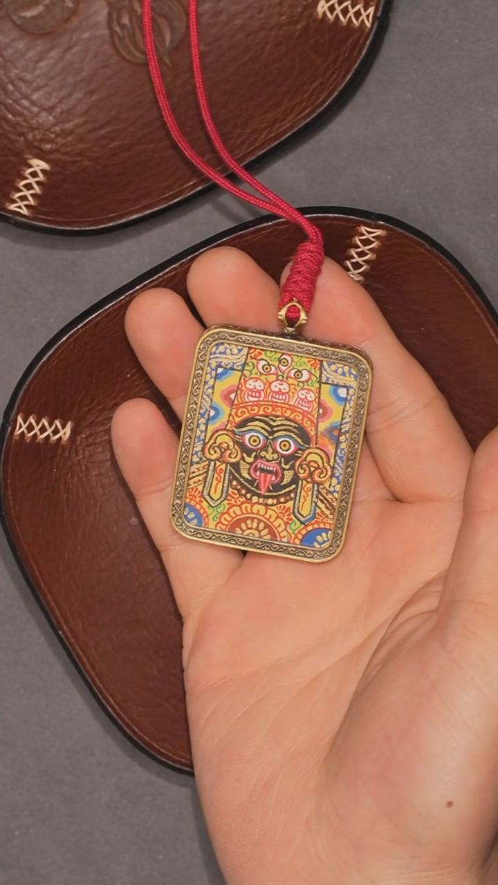 【闪购商品】吊坠冲赛康胡子哥，藏传唐卡183