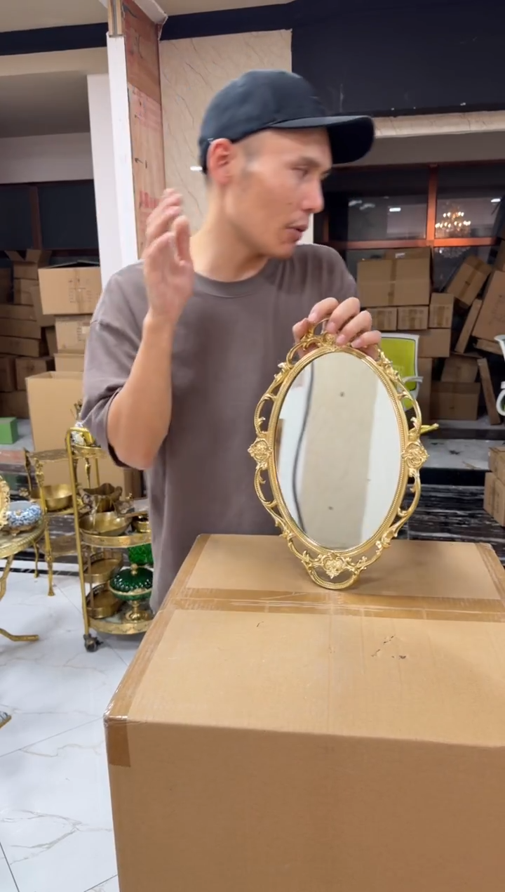 黄铜黛姿家居装饰品摆件  