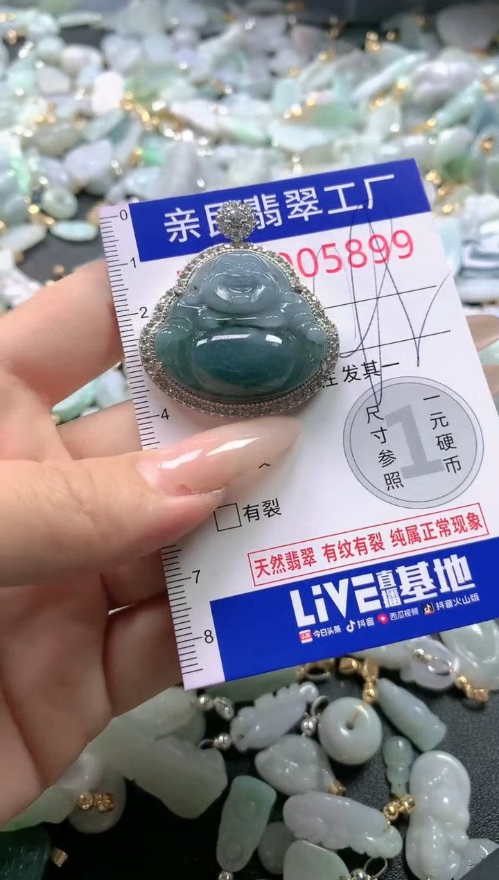 【闪购商品】翡翠吊坠(不含链)未镶嵌5899