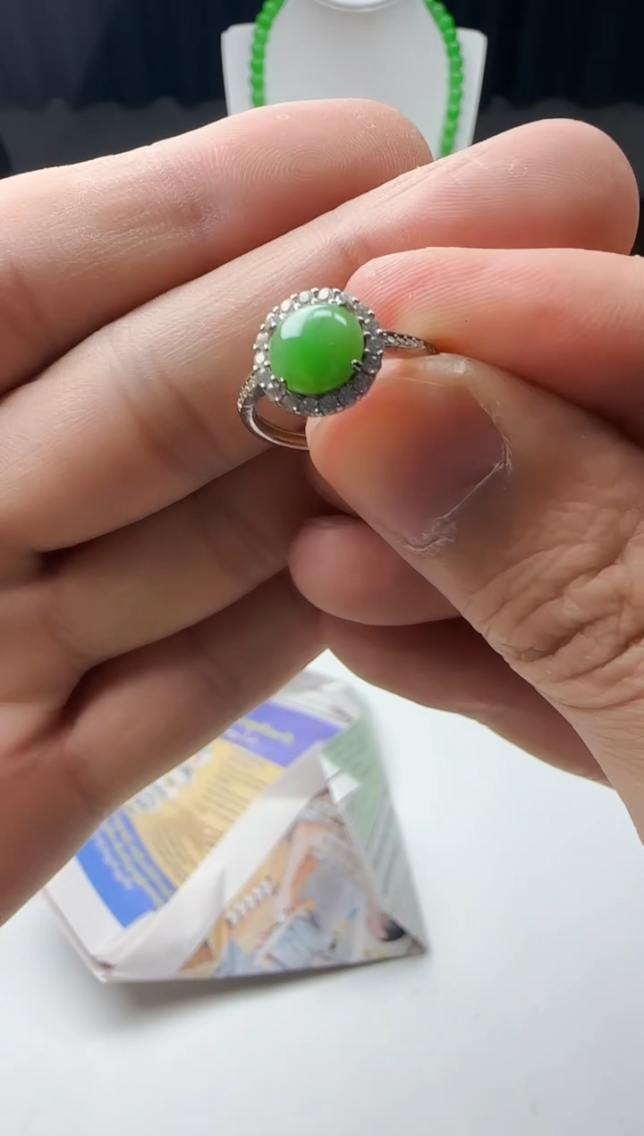 【闪购商品】翡翠颈饰银S925镶嵌0035