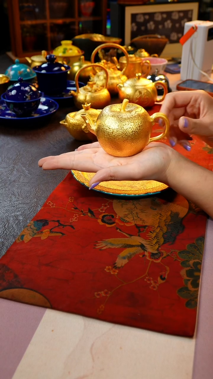 茶杯紫砂【宜景窑系列】金壶