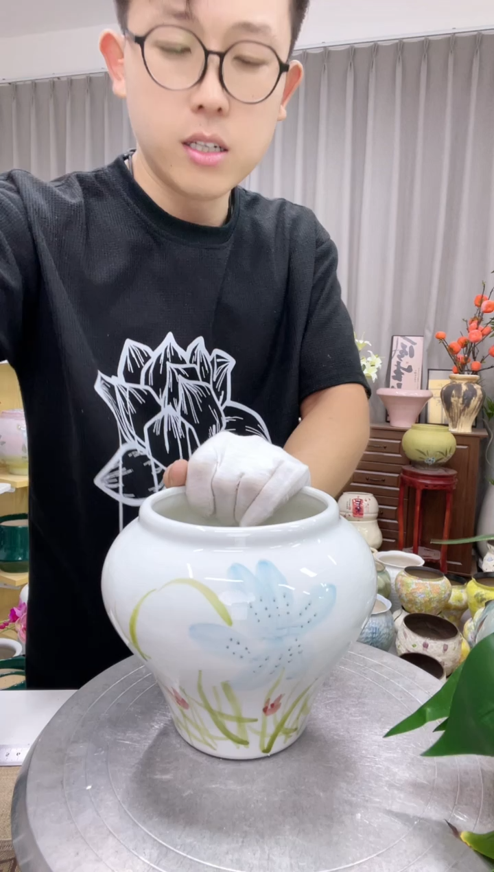 8-3直播间精选高温陶瓷花盆